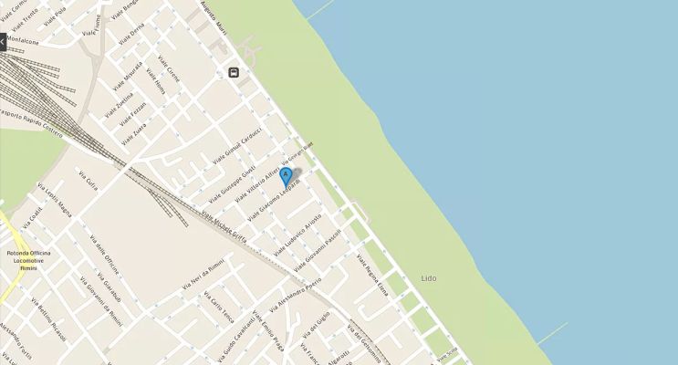 Location Hotel Venezia Rimini