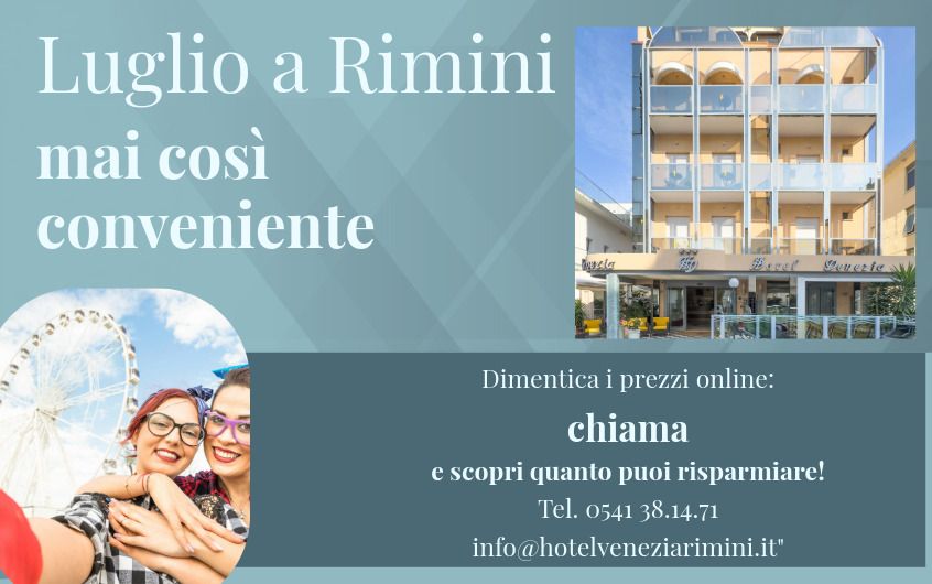 Offerta luglio Rimini hotel Venezia